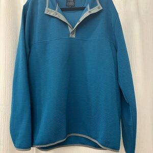 J. Crew Blue and Gray Men's Sweatshirt